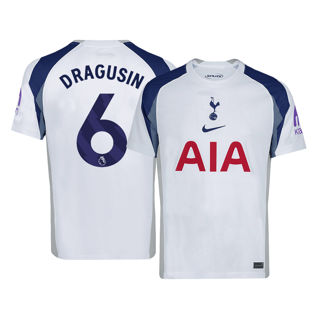 DRAGUSIN #6 Tottenham Hotspur Home Soccer Jersey 2025/26