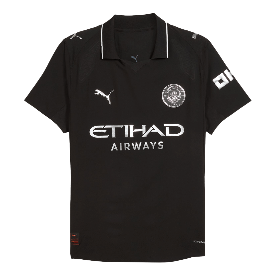 Manchester City Away Authentic Soccer Jersey 2025/26