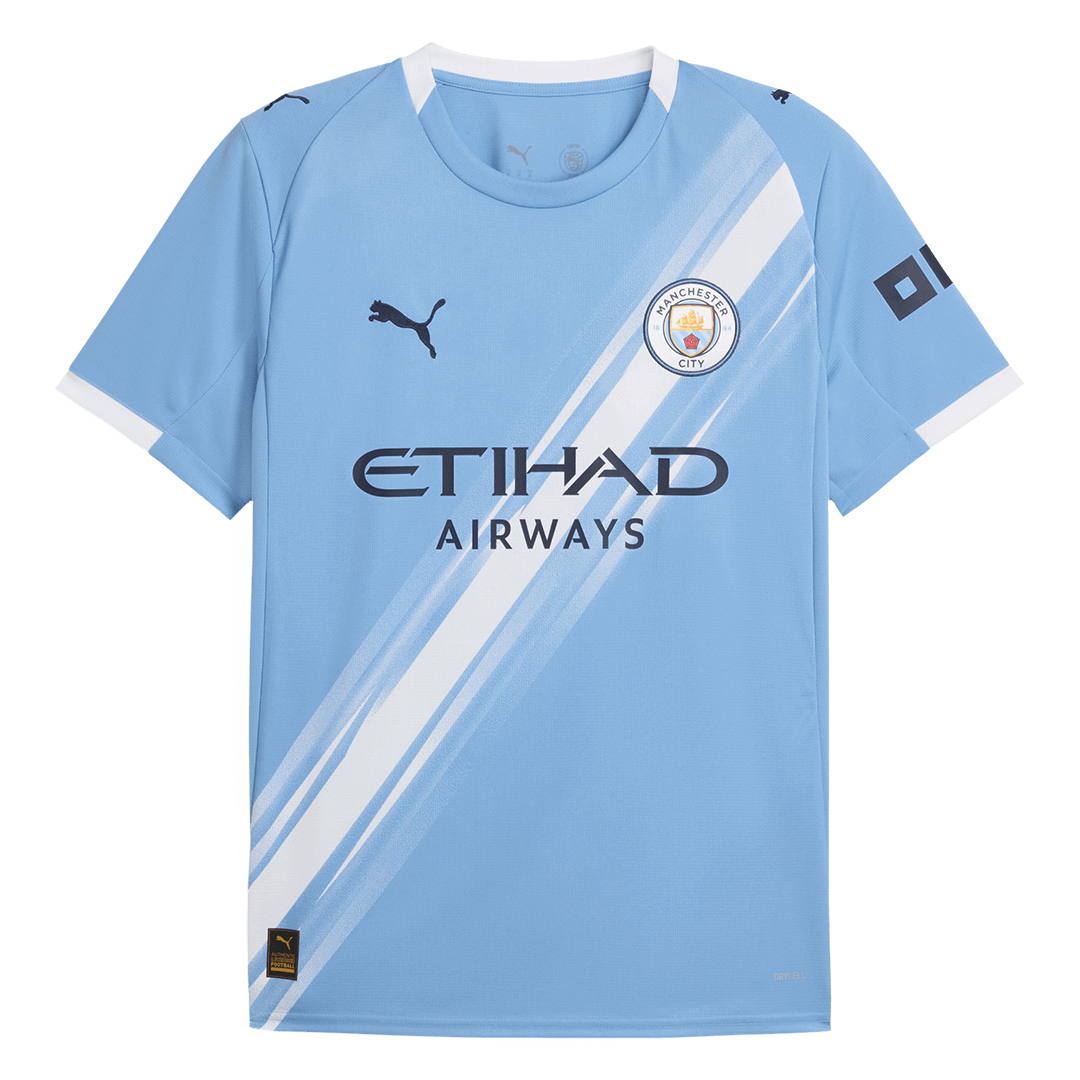 Manchester City Home Soccer Jersey 2025/26 - Discount