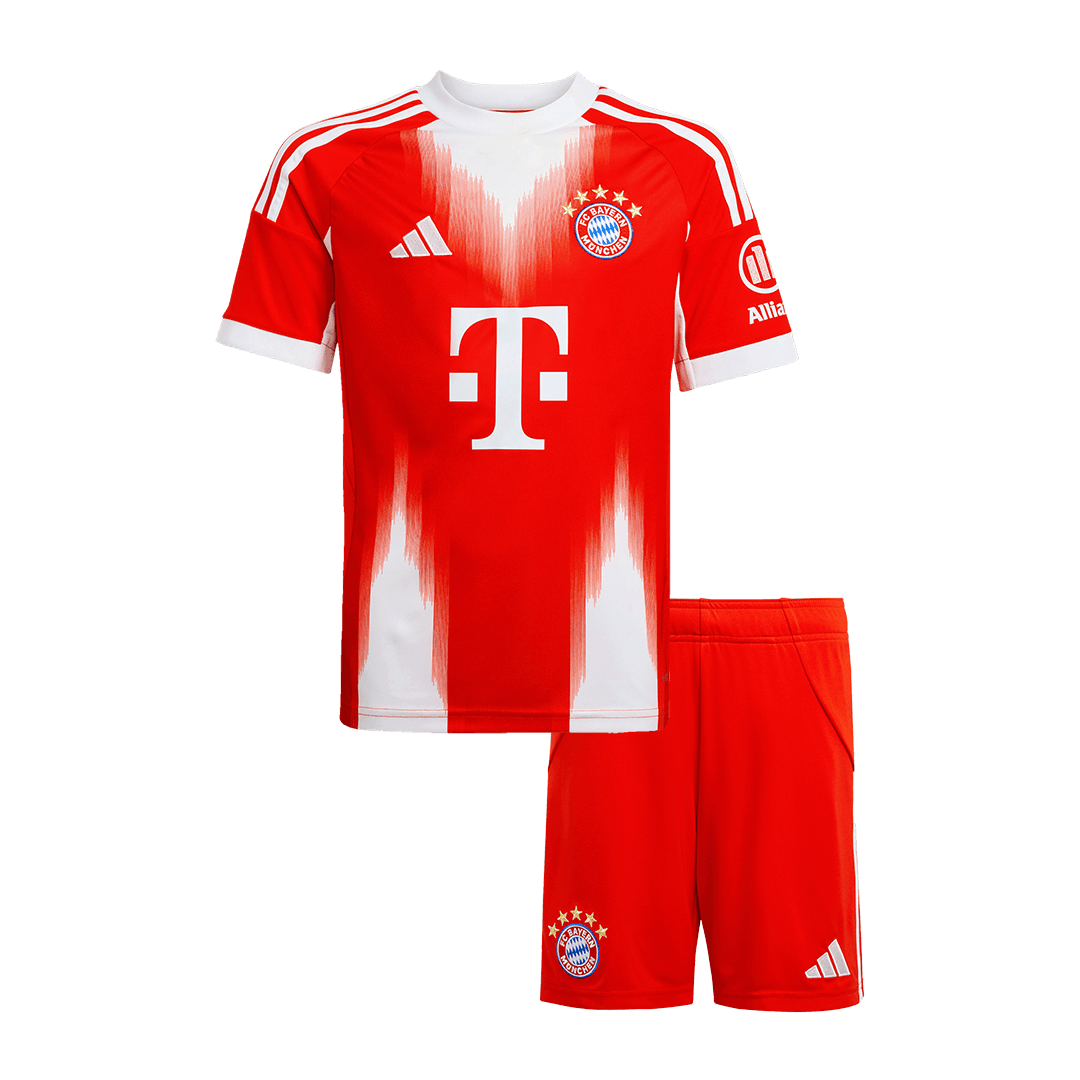 Bayern Munich Home Kids Soccer Jerseys Kit 2025/26