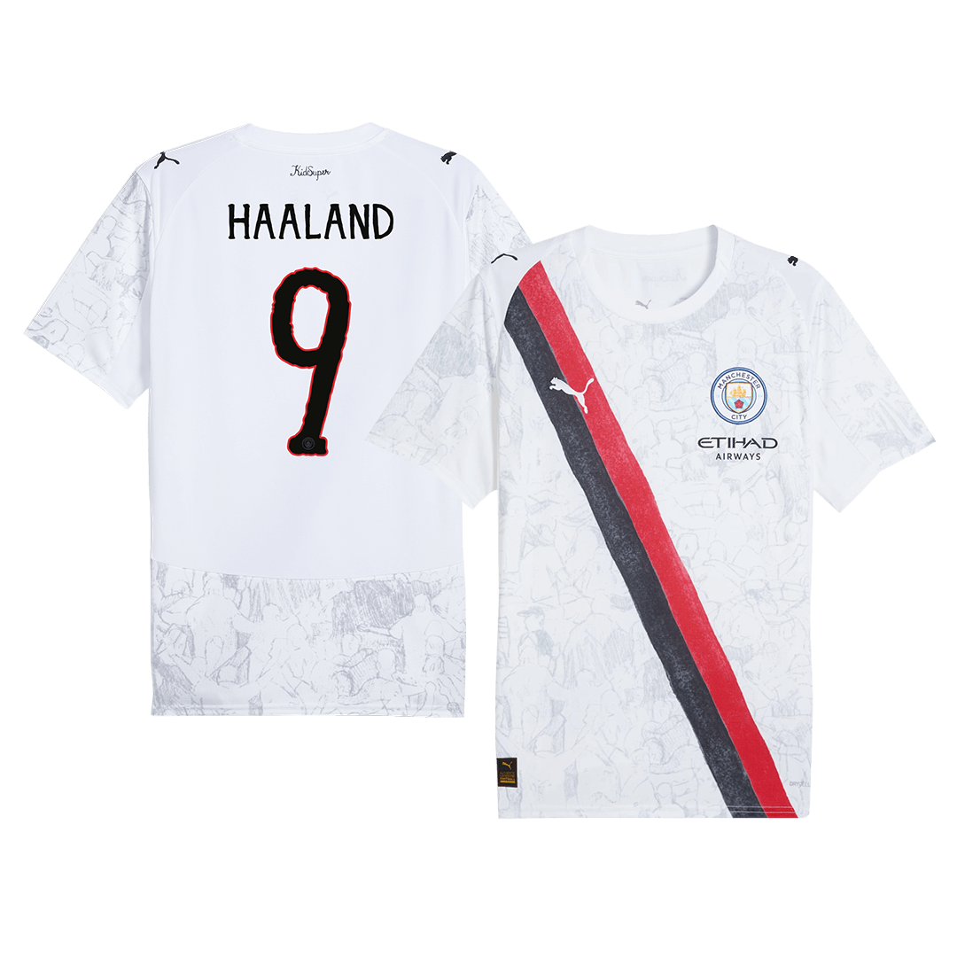 HAALAND #9 Manchester City KidSuper Soccer Jersey 2025/26 - Club World Cup