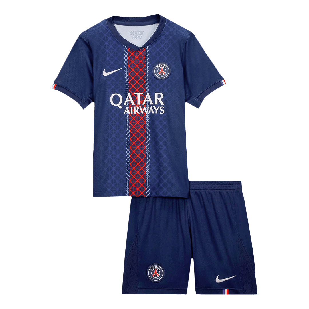 PSG Home Kids Soccer Jerseys Kit 2025/26