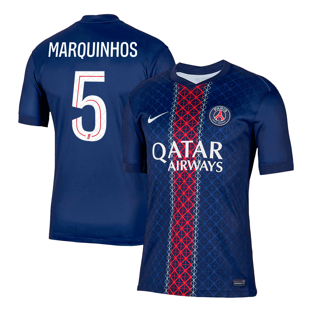 MARQUINHOS #5 PSG Home Soccer Jersey 2025/26